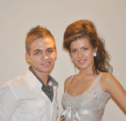 Diana şi Daniel, câştigătorii concursului Miss&Mister Boboc de la Liceul Traian